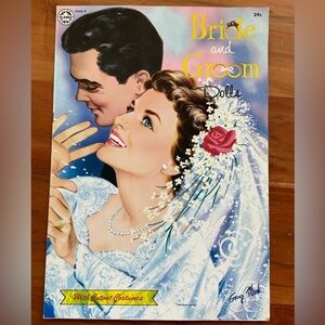 Vintage 50’s/60’s Bride&Groom George Pollard Cut Out Paper Dolls